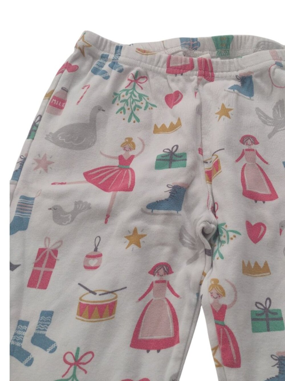 Mini Boden Nutcracker Print Pajamas 10 Christmas Ballet Cotton Long John PJs 140 - Picture 6 of 8